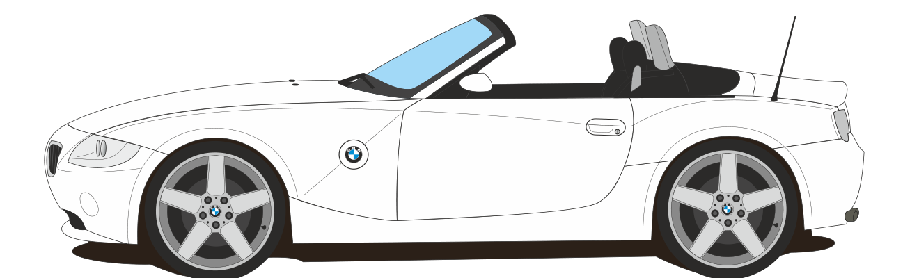 European vehicle white