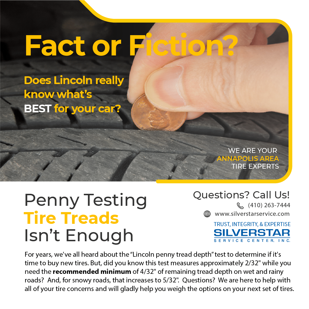 Should You Check Your Tread Depth with a Penny?