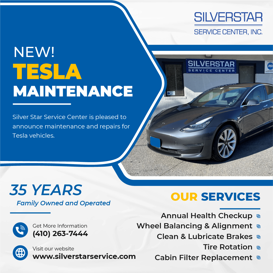 Tesla Repair and Maintenance Services